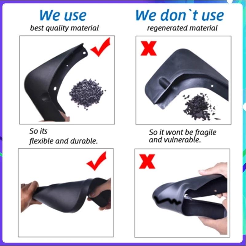Car Mud Flaps for NIO ES6 ES8 Splash Guards Mud Guard Fender Anti-splash 4pcs Car Exterior Parts Accessories