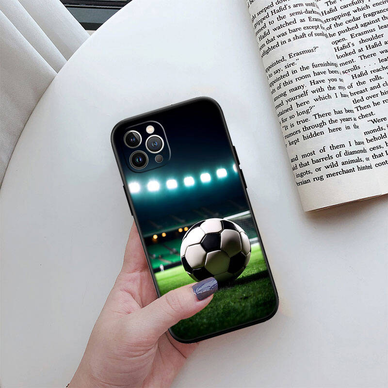 MH59 Чехол для телефона с футбольным мячом для iPhone 7 8 11 12 13 14 15 16 17 16E XS Pro Max XR X SE Air