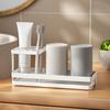 Drainable Cosmetics Storage Rack Multi-function Bathroom Countertops Storage Rack  Shaver