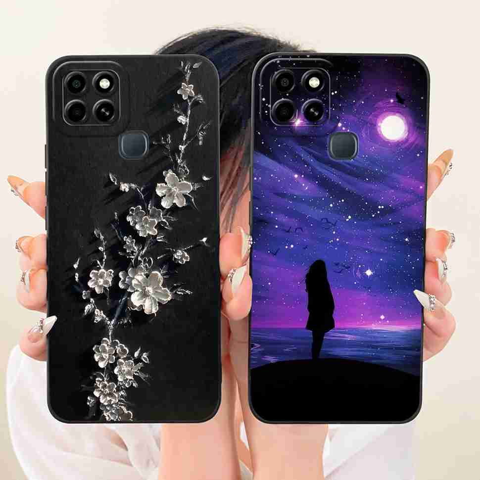 For Infinix Smart 6 2021 Case X6511 Cute Cat Butterfly Cover Silicone Soft Phone Cases For Infinix Smart 6 Smart6 Back Cover