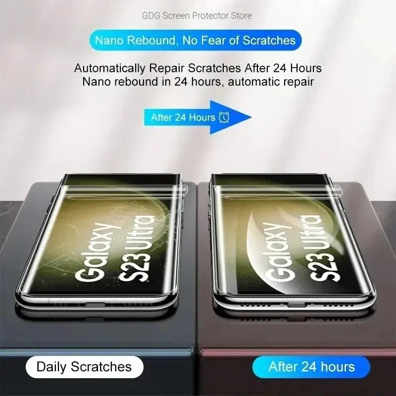 Гидрогелевая пленка для Samsung S23 S22 S21 S24 Ultra S20 FE S8 S9 S10 Plus, защитная пленка для экрана Galaxy Note 20 Ultra S10E 10 Plus, 4 шт.