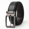 Мужской ремень с игольной пряжкой из натуральной коровьей кожи, корейский деловой повседневный, ремень из коровьей кожи второго слоя, мужской ремень