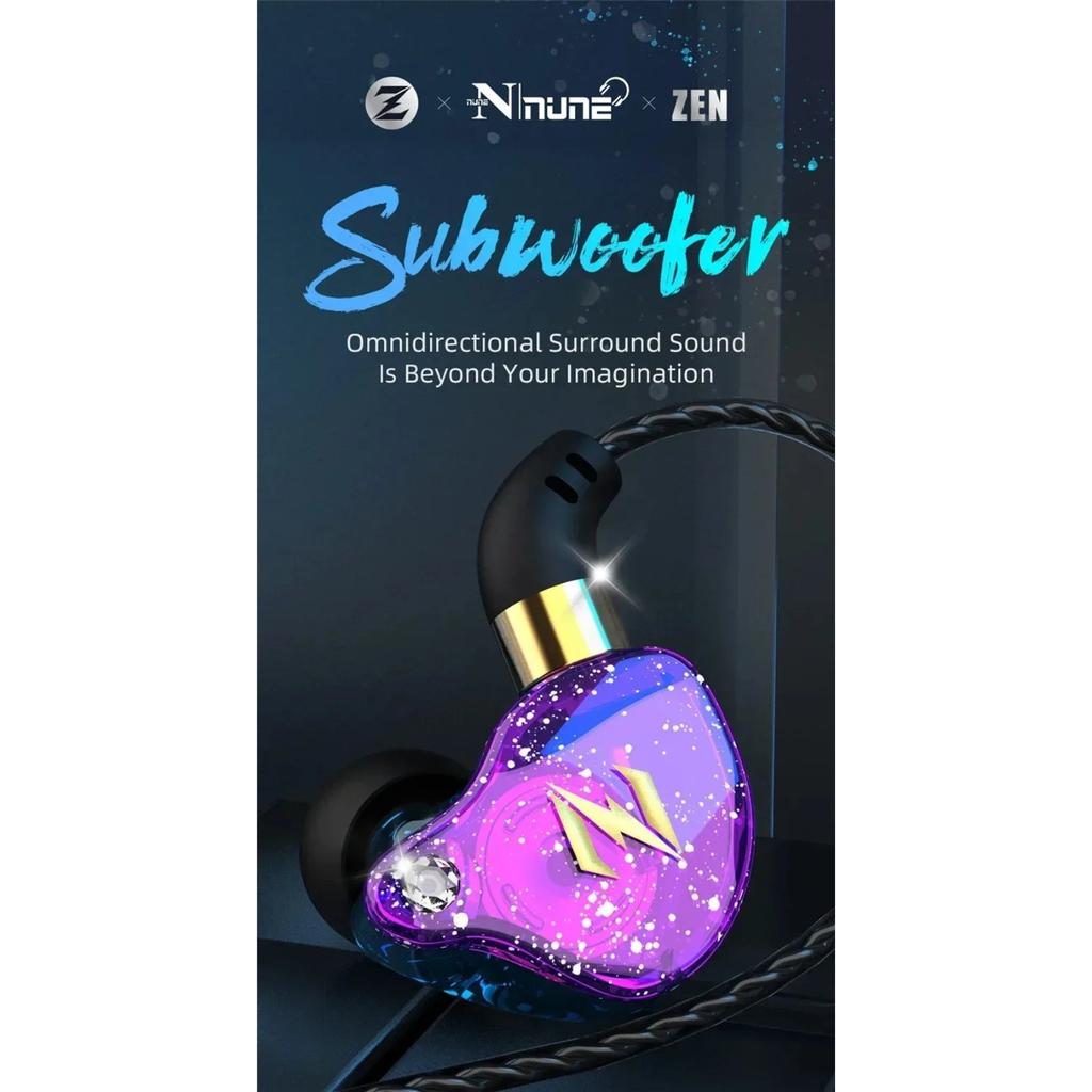 QKZ Dynamic Wired Earphones HIFI Heavy Bass Earbuds In Ear Monitor Sport Noise Cancelling Headset Gaming Headphones with Mic