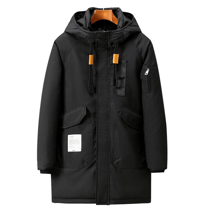 Winter Parka Men's Medium-length Plus Velvet Thickening Fat Loose Cotton Coat Fat Man Plus Size Jacket 4XL-10XL