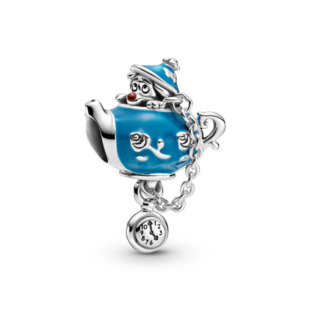 925 Silver Dumbo Mickey Mouse Charm Bead DIY Fine Jewelry Bracelet Pendant