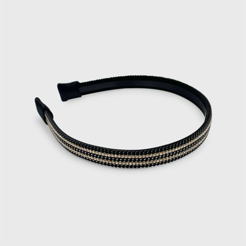 Жан Поль Кларисс Двойная цепочка Камень Повязка для волос JP-22-205HB