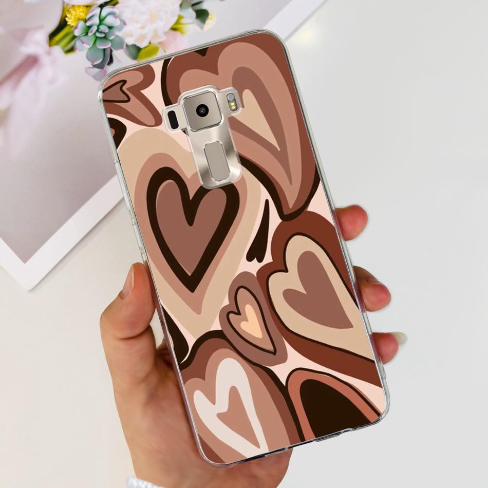 Чехол для Asus ZenFone 3 ZE520KL ZA520KL Asus ZenFone3 Z017D Z017DA Z017DB 5.2" Модный Мягкий Силиконовый TPU Задняя Крышка Телефона