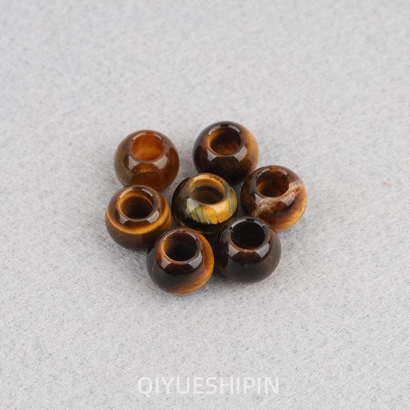 Natural Agate Large Hole Beads - Jewelry Accessories for DIY and Handmade Creations