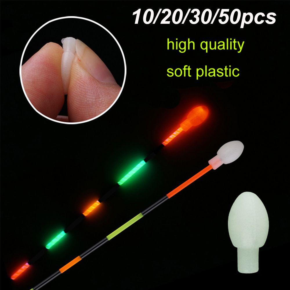 Material Bottom Beans Rubber Bean Luminous Night Fishing Glowing Beans Fishing Float Accessories