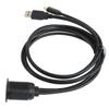 Type C 3.1 To USB 3.0 Flush Mount Cable with LED Indicators Data Transfer Plug and Play Waterproof