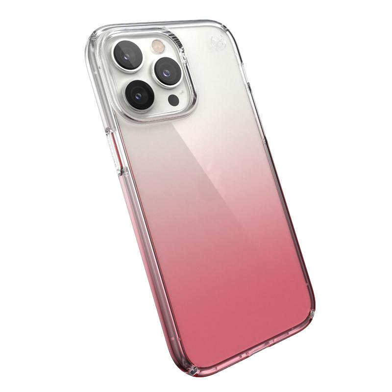 Speck Presidio Perfect-Clear + Ombre - Etui Iphone 14 Pro Max Z Powłoką Microban (Clear / Vintage Rose Fade)
