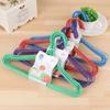 Clothes Rack Storage Seamless Clothes Drying Rack Household Children's Dry and Wet Anti-slip Steel Wire Clothes Hanger