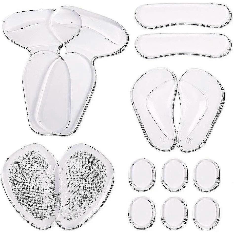 Heel Pads For Shoes That Are Too Big, High Heel Insoles, High Heel Pads, Heel Grip Inserts, Foot Care Set, Anti-slip Shoe Cushions