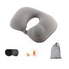 Шея путешествия воздуха ручной пресс тип для воздуха портативный хранения глаз беруши включены U-образная подушка, подушка, подушка, подушка, надувная, путешествия,