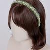 MAIA Твидовая повязка на голову с жемчугом P - Зеленая
