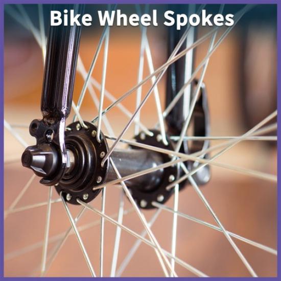 1 Set 14G 293mm Length Bicycle Spokes Nipple Galvanized