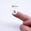 Size Sticker S Round Shape Diameter 13 Mm 30 Sheets 4500 Pieces Clothes Size Label Paper Clothes Sorting Size Indication Sticker Sticker Commercial
