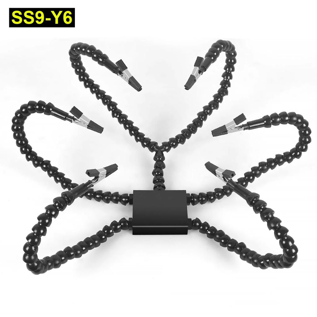 NEWACALOX Гибкие руки Пайка Помощник Руки Ремонт Пайка Автомобиль Электроника Ювелирные изделия Живопись Искусство Ремесло DIY Крепеж