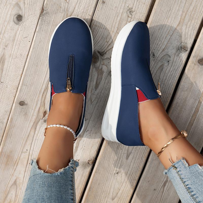 Women's Fashion Outdoor Plus Size Casual Lazy Shoes Summer Women's Board Shoes Flat Shoes