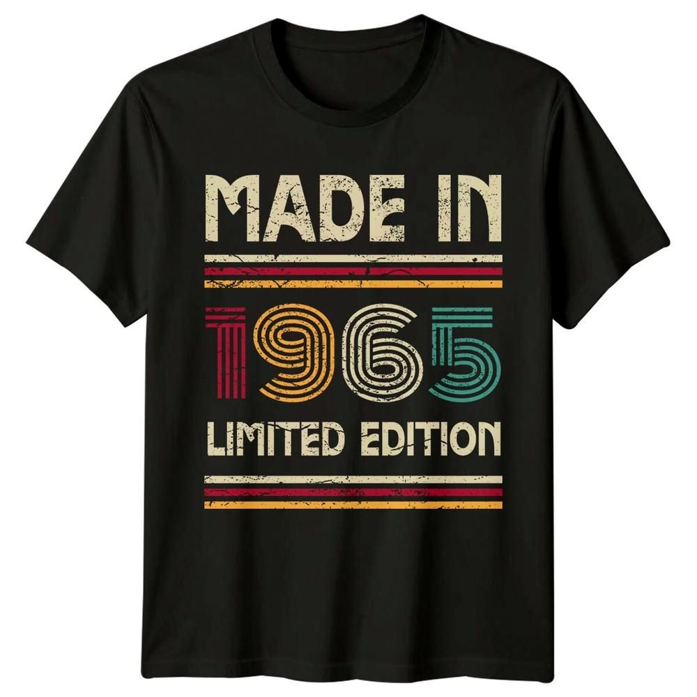 Made In 1965 Limited Edition Unisexs T Shirt 61st Birthday Gift