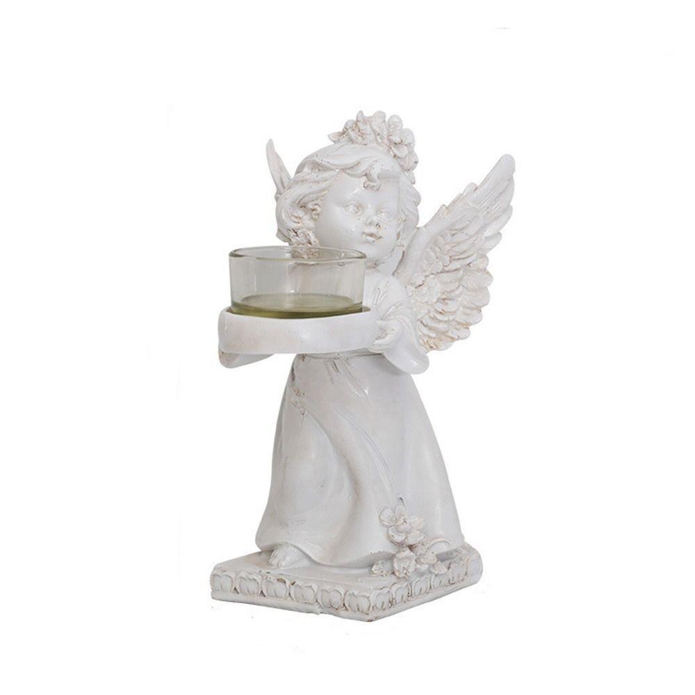 Decorative Angel Candle Holder Nordic Angel Display Holder Resin Angel Ornament Table