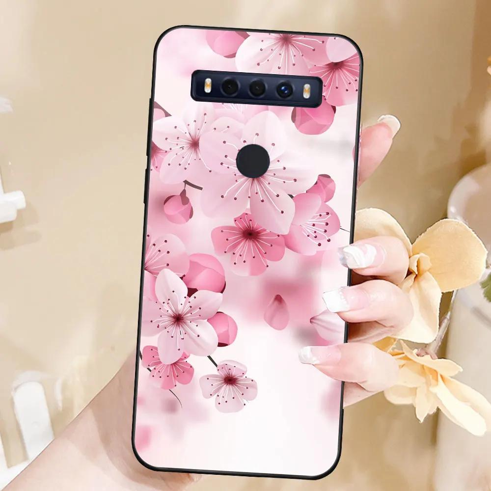 Чехол для TCL 10 SE Чехол ТПУ Мягкий Силикон Модный Телефон Funda Для TCL 10SE Задняя Крышка T766H T766J T766U T766A Чехол Capa Мраморный