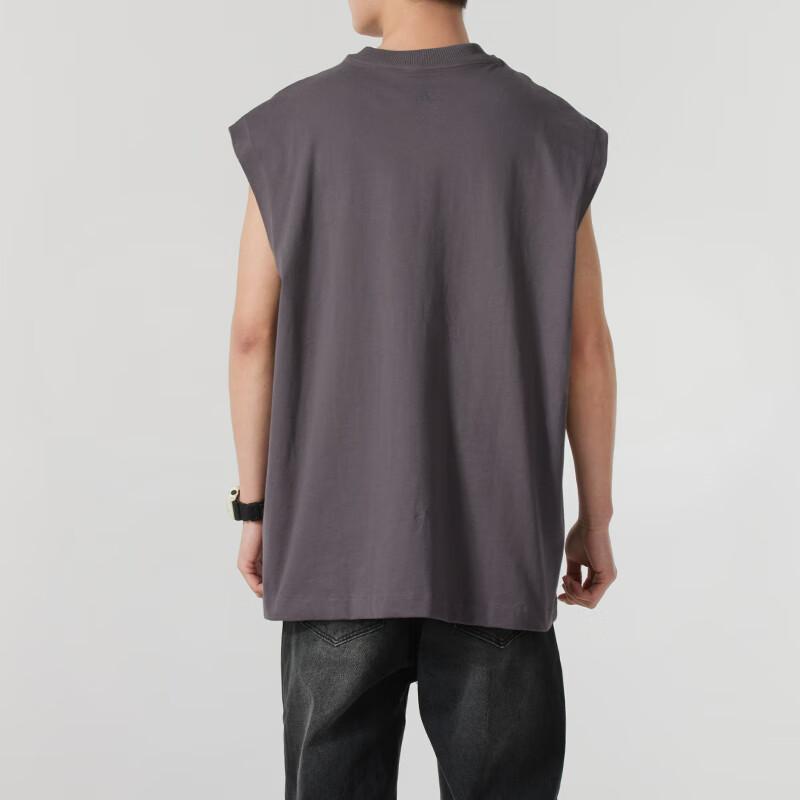 Adidas Баскетбольная Удобная Мягкая Дышащая Футболка с Коротким Рукавом Унисекс Топы Серая JC7836