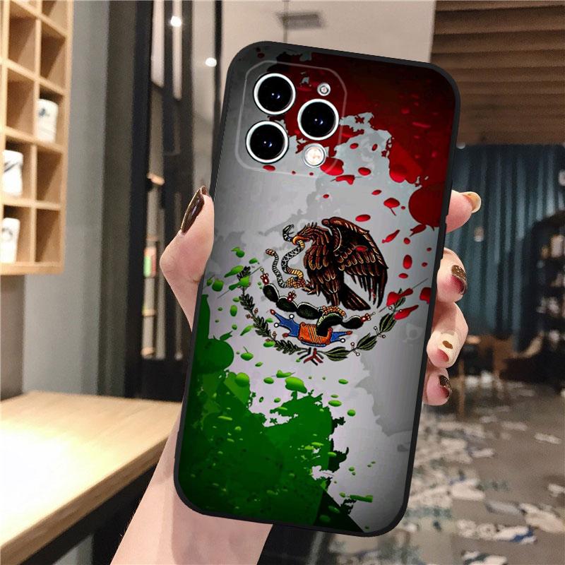 Чехол для телефона с флагом Мексики для iPhone Samsung Galaxy Redmi Xiaomi Oppo OnePlus Note SA 7 8 9 10 11 12 13 14 20 21 22 23 53 54 Pro Max Plus Ultra TPU Soft