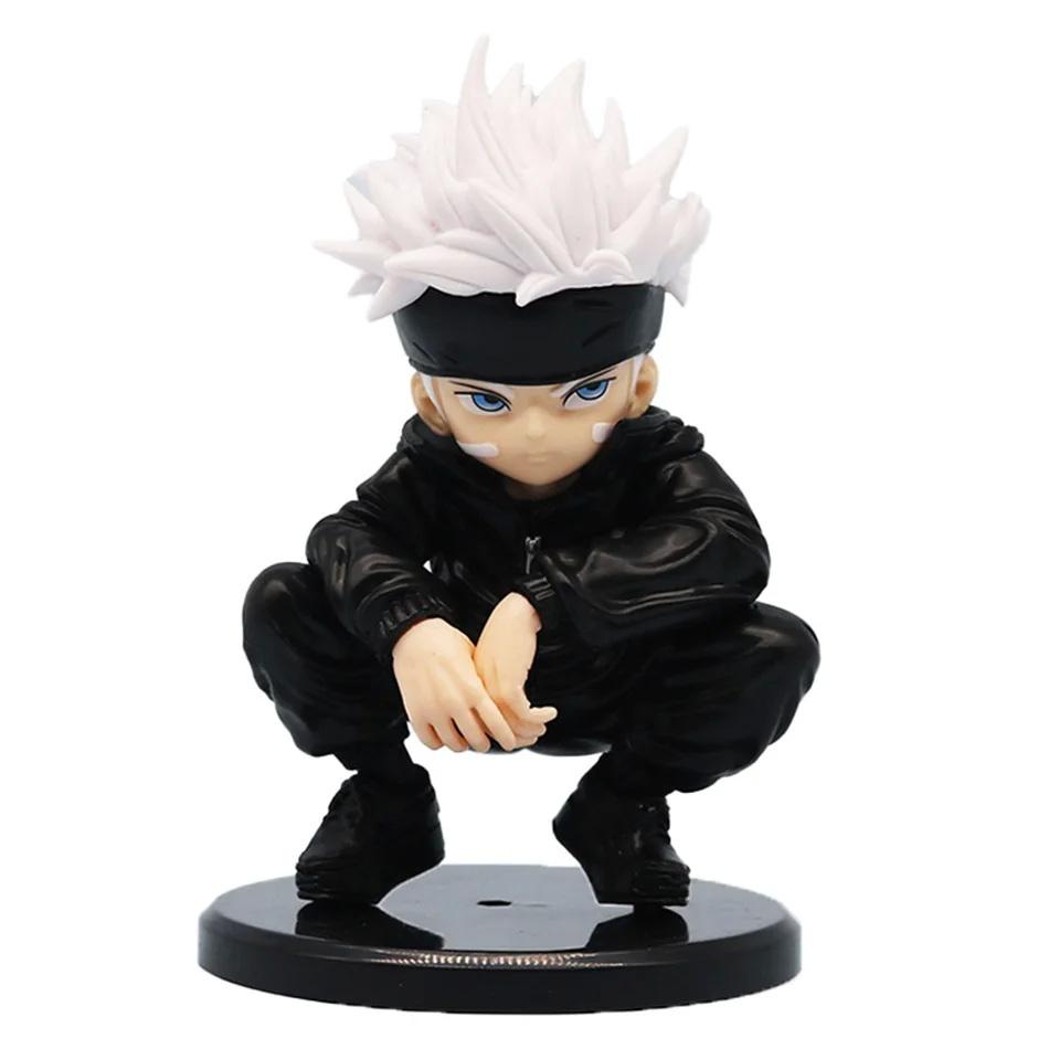 Фигурка Jujutsu Kaisen Итадори Юдзи Годзё Сатору Фусигуро Мэгуми Кугисаки Кавайная Игрушка Автомобиль Украшение ПВХ Модель Подарок