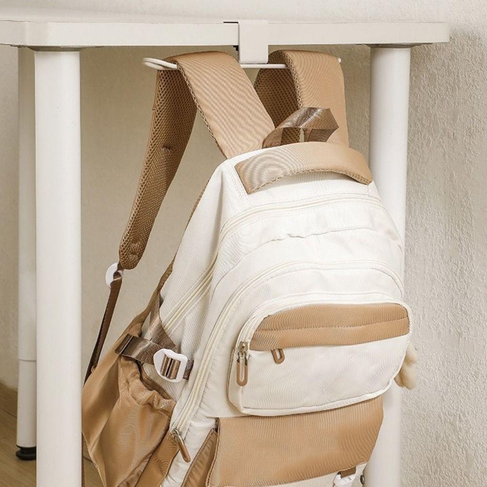 Adjustable Desk Side Bag Hook Detachable Desk Side Handbag Rack Water Cup Holder Hook Umbrella