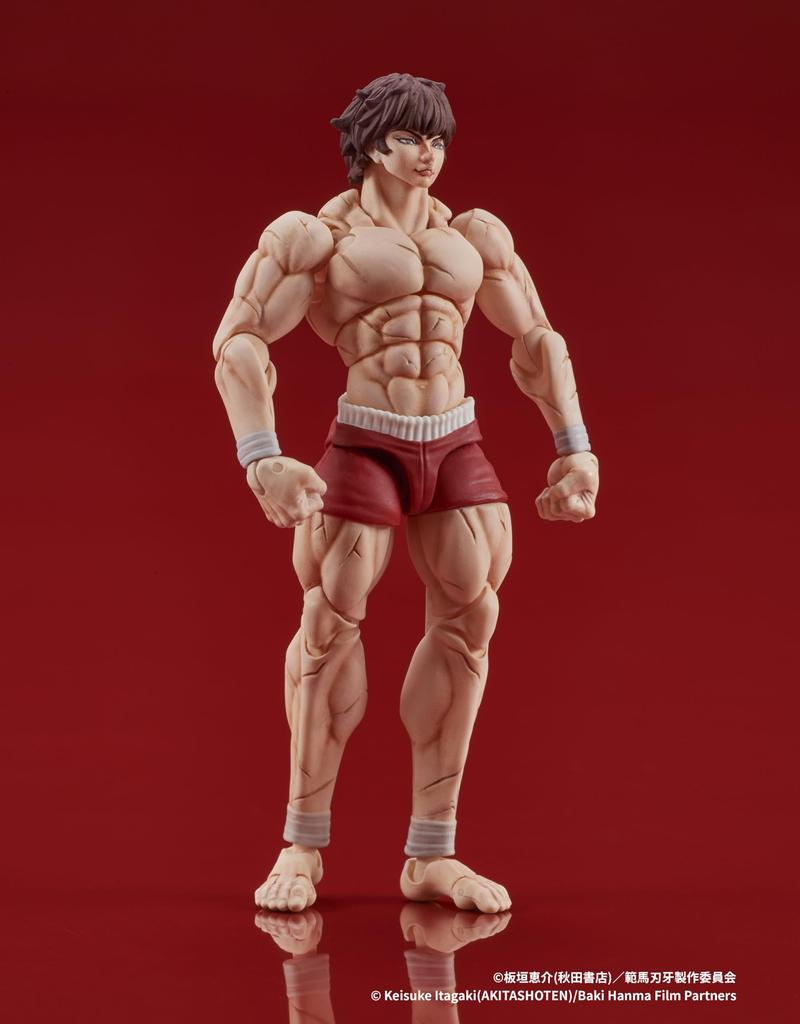 DIG DIGACTION Baki the Grappler примерно 70 мм готовый (КОПАТЬ) Фигурка "Baki Grappler", высокая, без масштаба, ПВХ, окрашенная, товар.