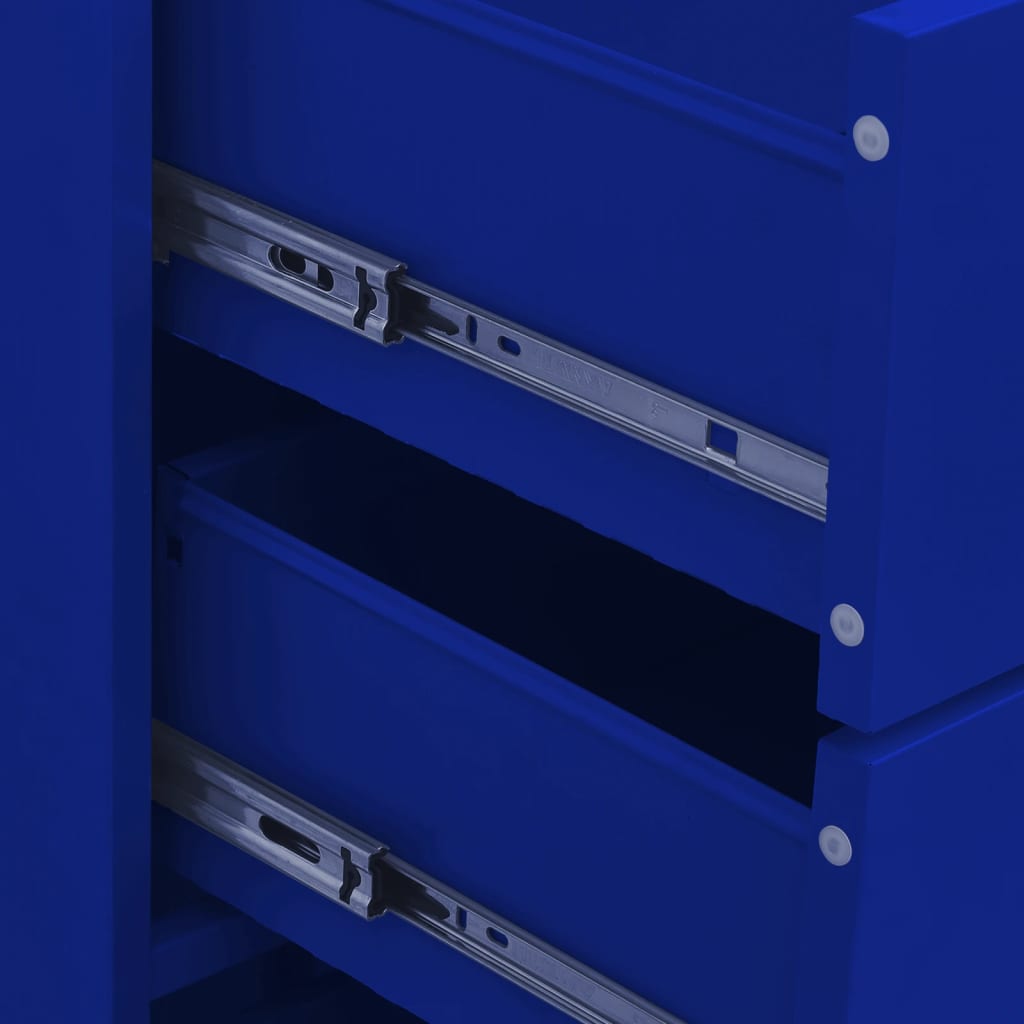 Blue Navy Sideboard 80 x 35 x 101.5 cm Steel