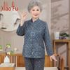 Комплект рубашки с длинным рукавом для пожилых женщин на весну/осень