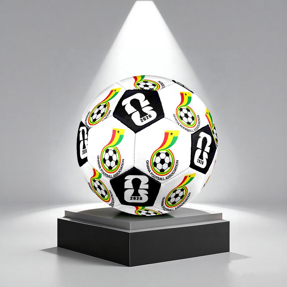 1pc Ghana Football Size 5 Soccer Ball Professional Match Training Football Indoor &Outdoor Sports Ball Club Training Ball Lightweight Durable y9