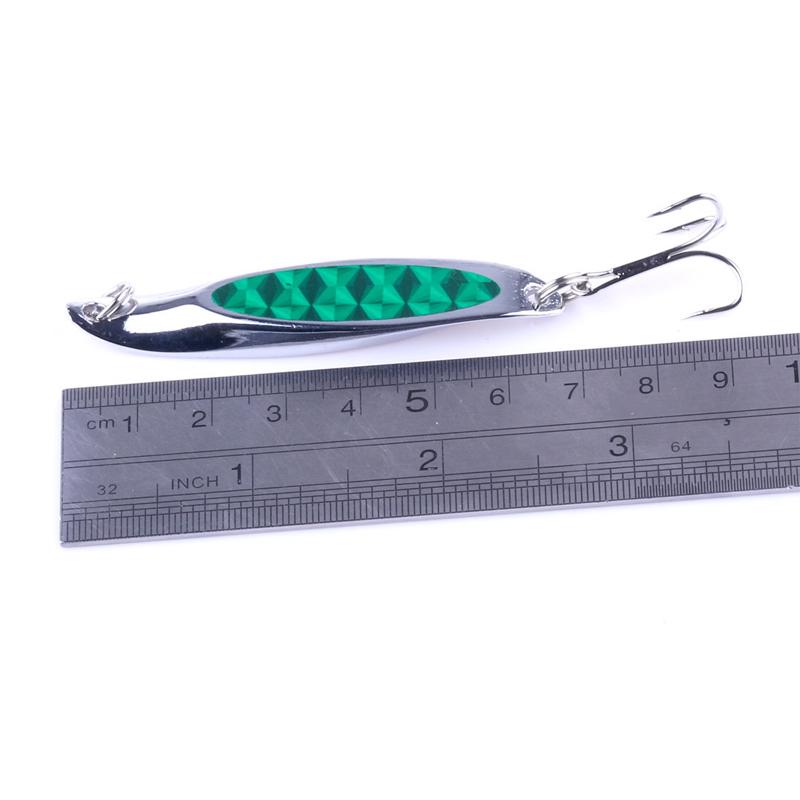 5 шт., металлическая блесна, приманка для ловли форели, жесткая приманка с блестками, искусственная приманка, спиннер, рыболовная приманка