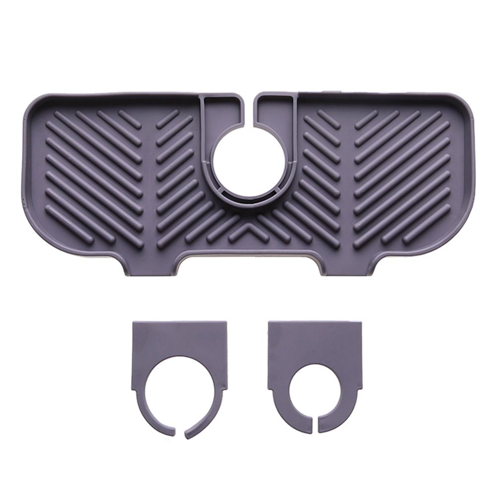 Bathroom Supplies Silicone Countertop Protector Sink Splash Guard Drip Catcher Mat Faucet Absorbent Mat Faucet Absorbent Pad