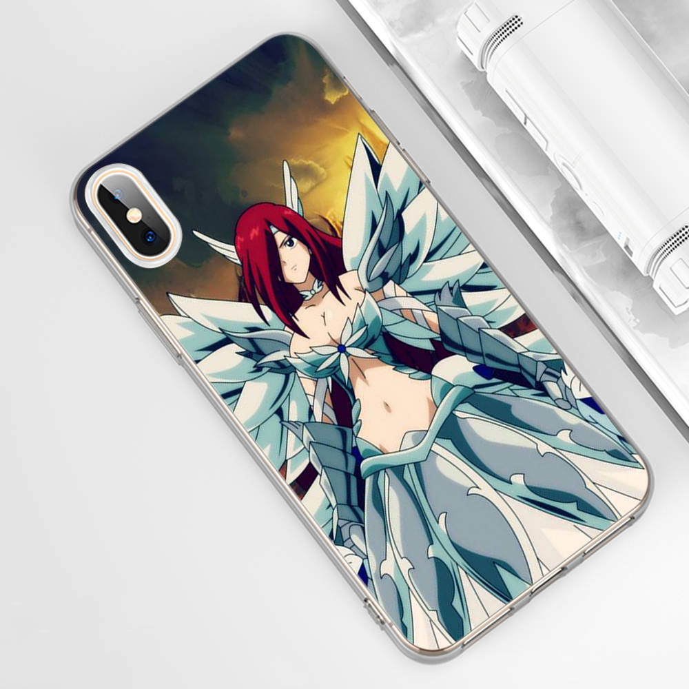 Чехол DT15 Fairy Tail для Samsung A04 A14 A23 A34 A54 M23 M33 M52 M53 Realme 10 9 C30S C35 C55 VIVO Y02S Y21 Y33S Y51 X80 Pro Прозрачная крышка