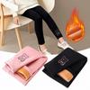 Fleece Girls Thermal Leggings Elastic Girls Lined Leggings Cute Warm Trousers Pants  Girls Gift