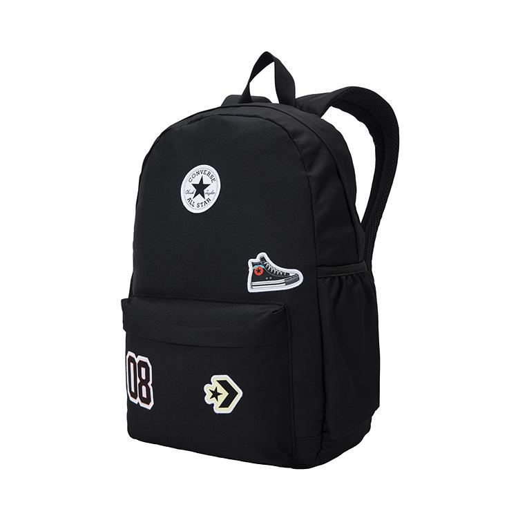 New Converse Polyester Backpack Unisex Jet Black CV2513024PS-002