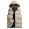 Men's Down-Filled Vest Winter Insulated Outdoor Vest Thickened Sleeveless Jacket