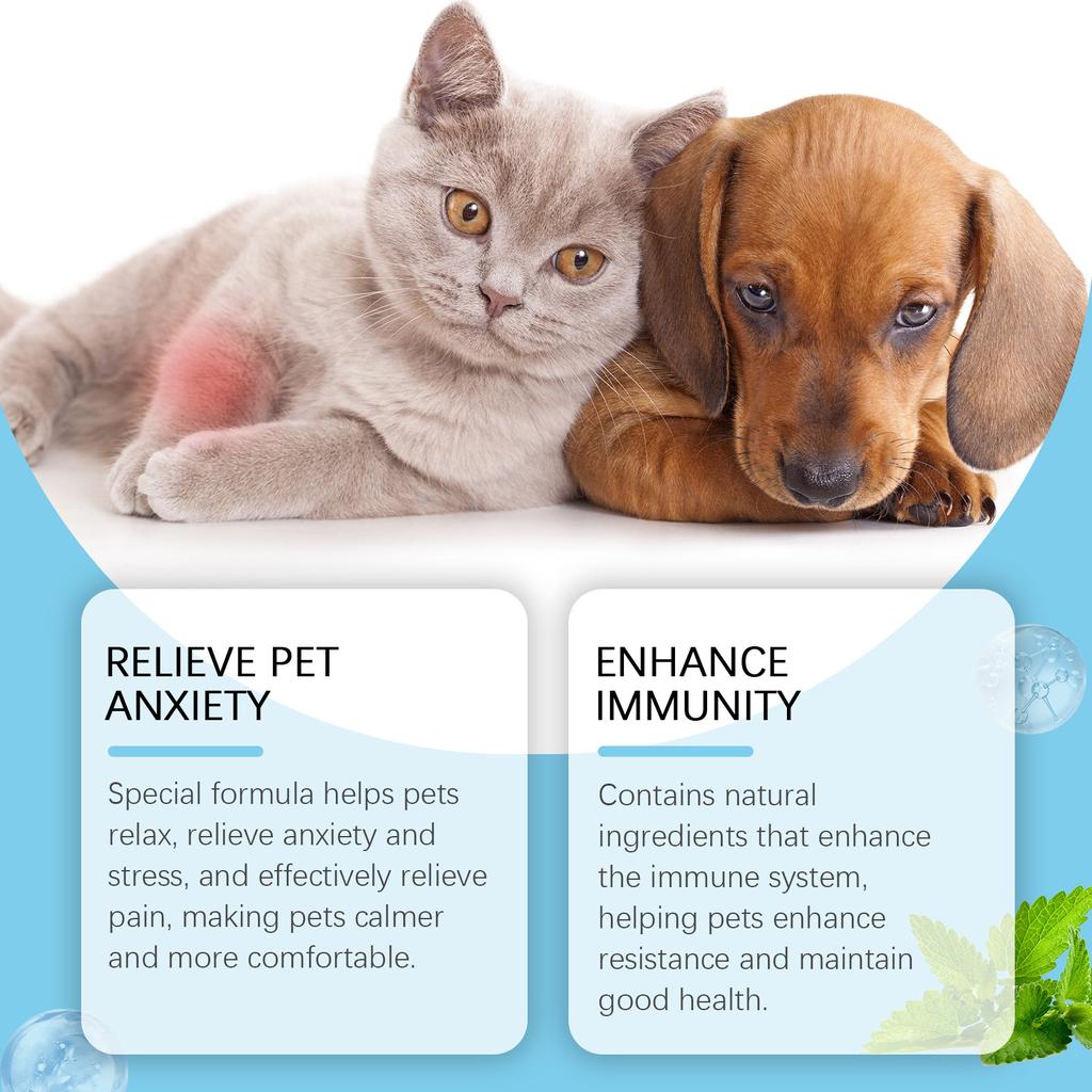 Pet Care Drops 60 мл Pet Enhancement Immune System For Dogs And Cats Pet Care Nutritional Supplement