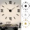 DIY Wall Clocks 3D Mirror Effect Clock Acrylic Sticker Art Living Room Home Decor Modern Design Horloge