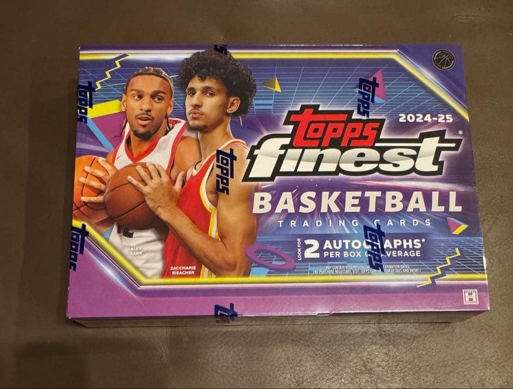 3 Box Set 2024 25 TOPPS FINEST BASKETBALL HOBBY FACTORY SEALED