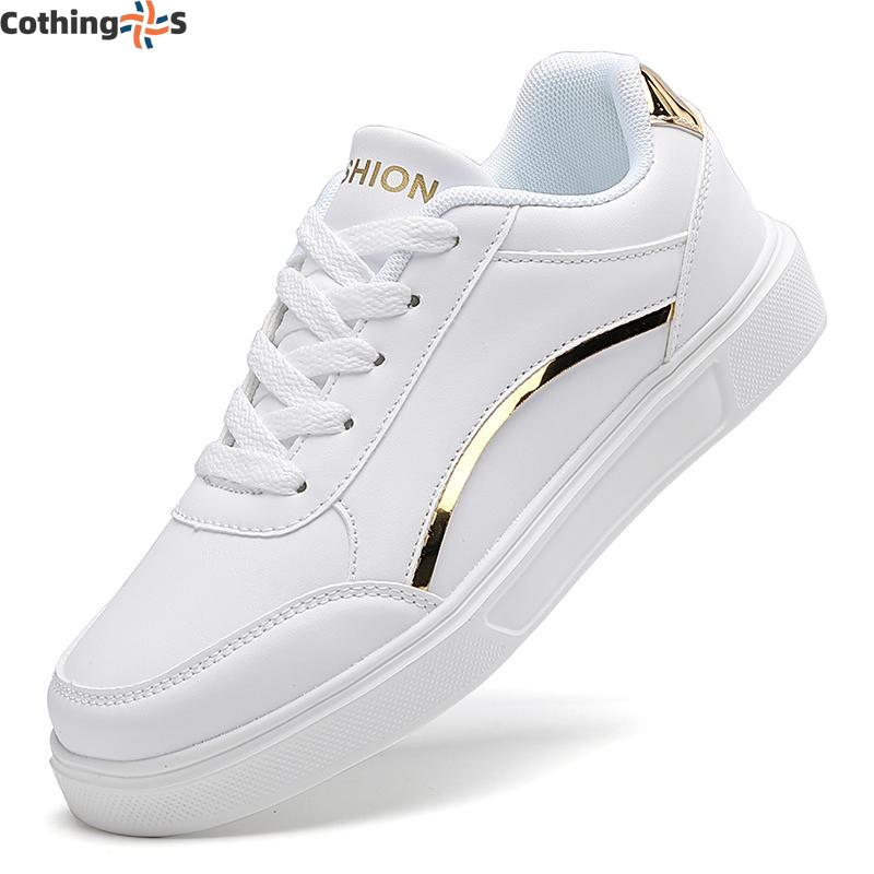 Женские кеды из искусственной кожи на плоской подошве без застежек