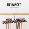 Многофункциональная вешалка для галстуков с вращающимся крючком, держатель для ремня, органайзер для хранения галстуков, коричневый
