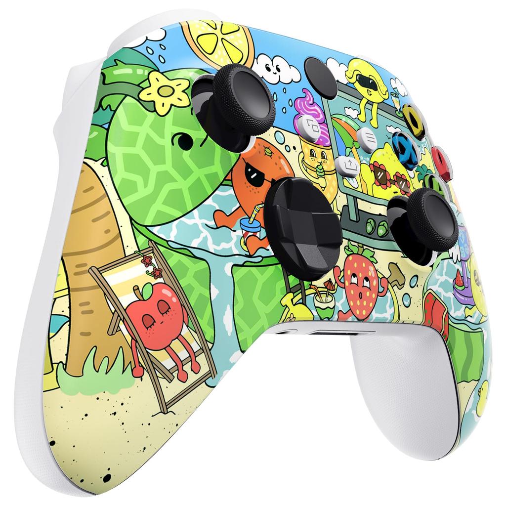 Кастомная лицевая панель для Xbox Series с милым дизайном и мягкой на ощупь передней крышкой для Xbox Series и Xbox Core, не eXtremeRate's X/S, X/S