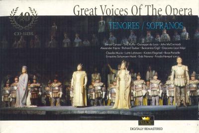 CD VARIOUS Great Voices of the Opera 203060HI HISTORY Germany Classical Used