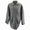 MADDOX Genuine Lamb Leather Coat Outerwear/Free Size/Black/Full Zip, Quilted Lining, Multi Pockets(USED)