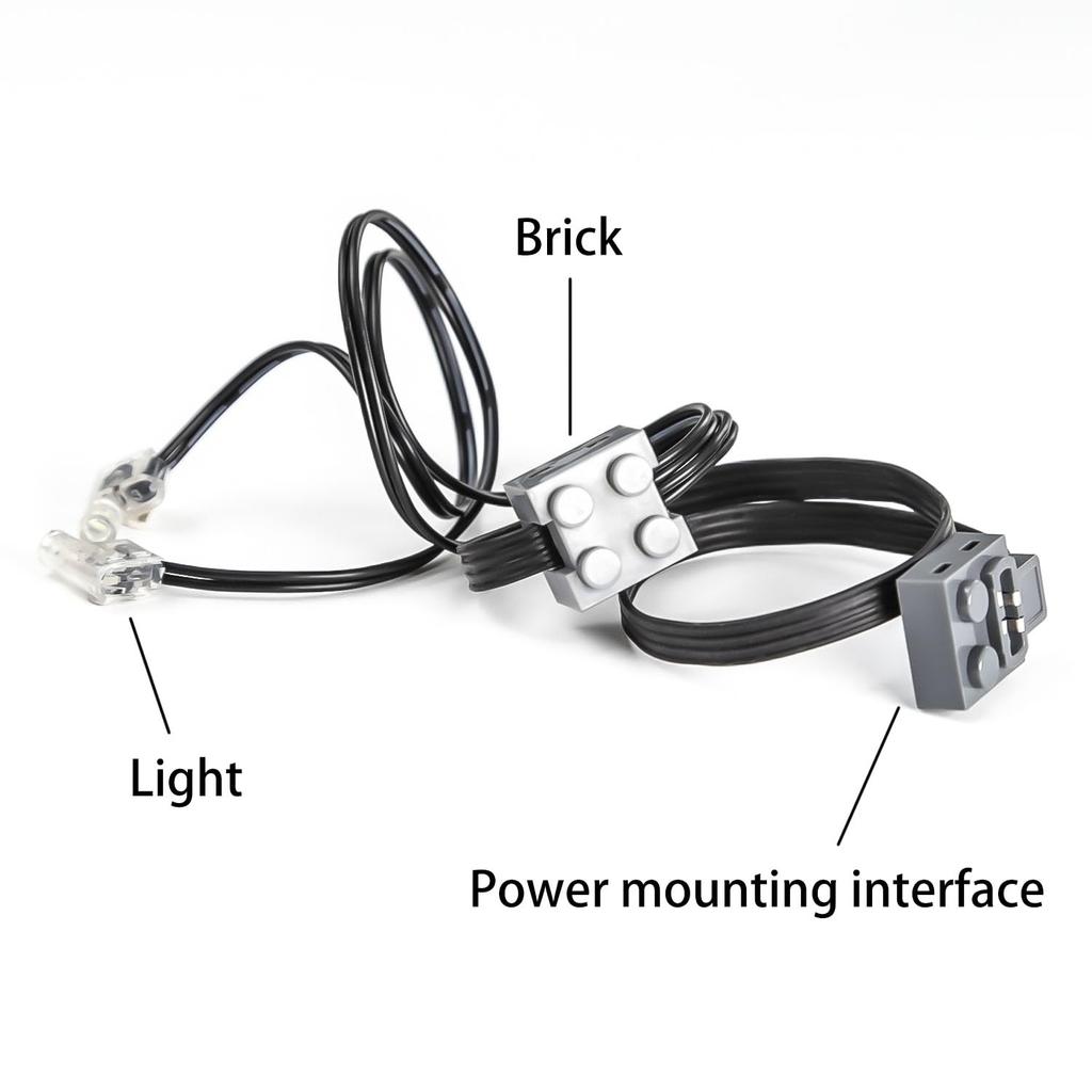 BrickBounty 9-in-1 Motor Set with Power Functions, Motor Kit for STEM Building Blocks, and Control Functions for MOC Blocks