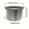 Stainless Steel Dog Water Bowl with Floating Disk Design, Anti-Spill Non-Wet Mouth Pet Drinking Bowl, Slow Feeder Water Dogs